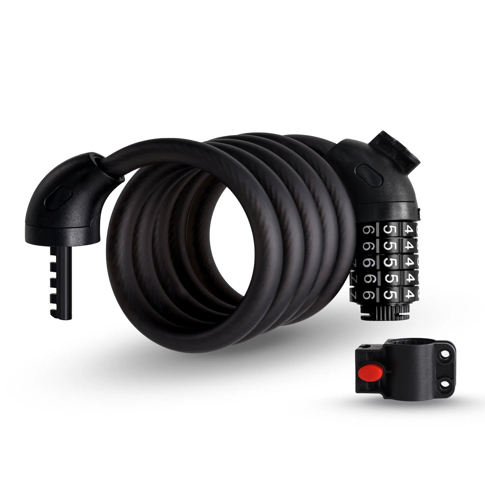 Frosted EBike Combination Lock