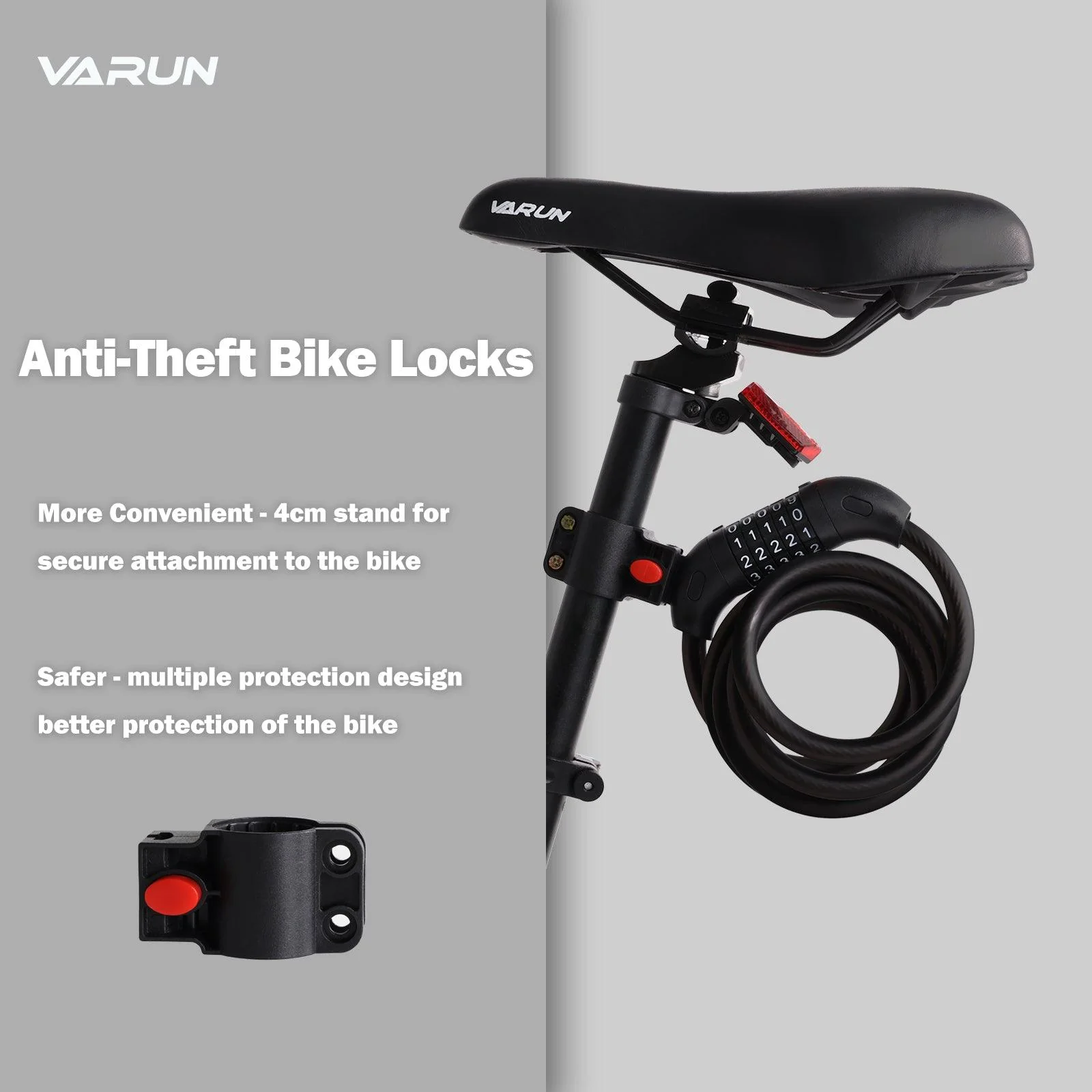 Frosted EBike Combination Lock - Image 6